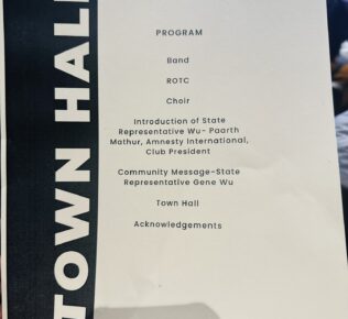Amnesty Town Hall Agenda