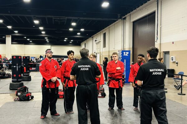 National Judges giving instructions