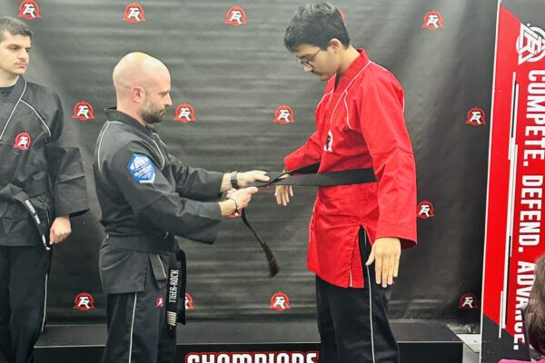 Black Belt Induction by Sensei