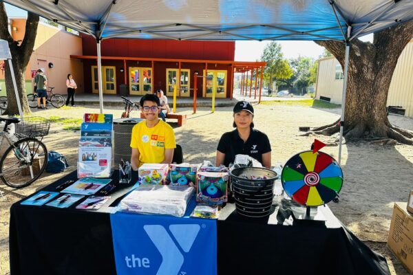 YMCA Ride4Refugees Booth with YMCA Regional Head